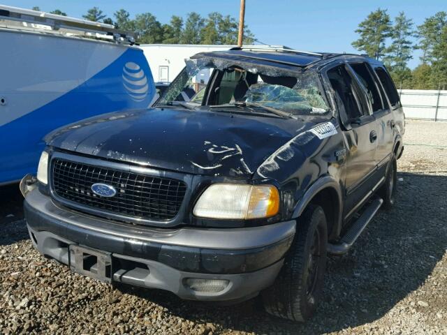 1FMRU15WX1LB06675 - 2001 FORD EXPEDITION BLACK photo 2