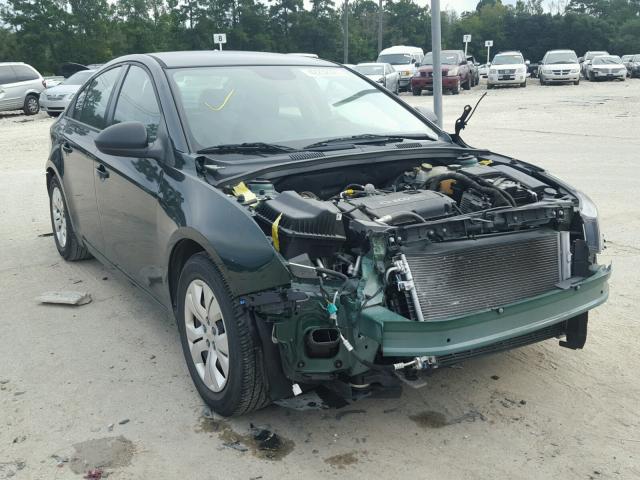 1G1PA5SH6E7119688 - 2014 CHEVROLET CRUZE LS GREEN photo 1