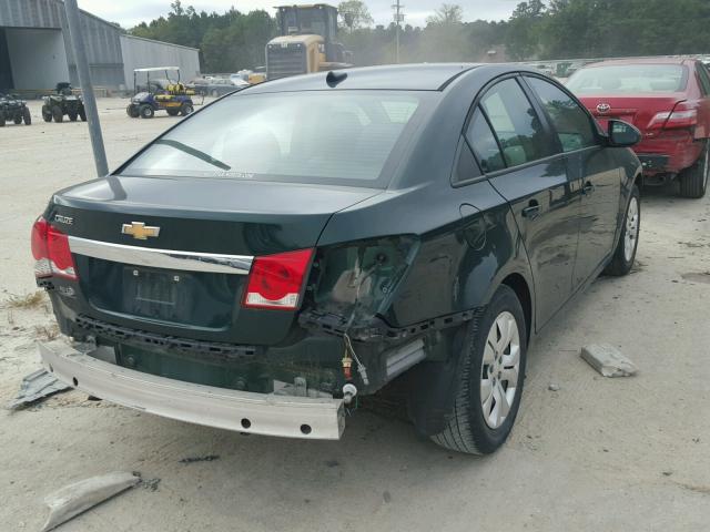 1G1PA5SH6E7119688 - 2014 CHEVROLET CRUZE LS GREEN photo 4