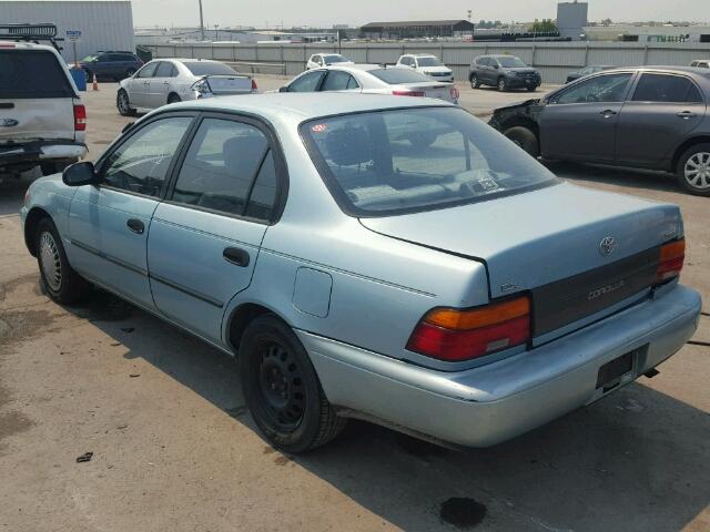 1NXAE09B0SZ241316 - 1995 TOYOTA COROLLA LE BLUE photo 3