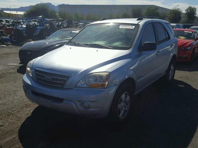 KNDJD735685833566 - 2008 KIA SORENTO EX SILVER photo 2