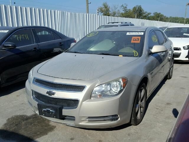 1G1ZC5EU5BF290641 - 2011 CHEVROLET MALIBU 1LT TAN photo 2