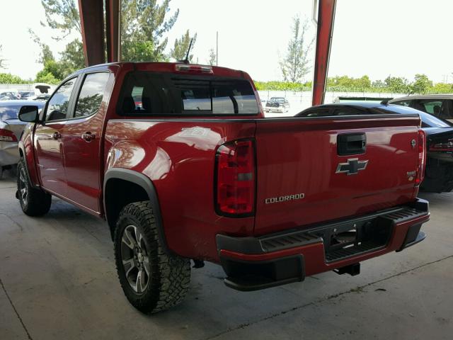 1GCGSCE33F1259887 - 2015 CHEVROLET COLORADO Z RED photo 3