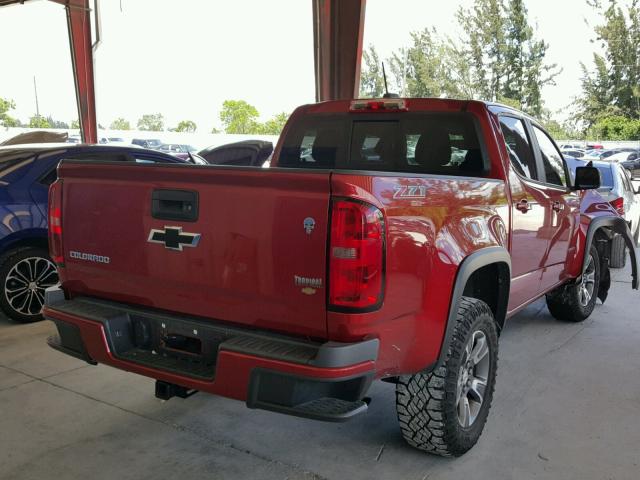 1GCGSCE33F1259887 - 2015 CHEVROLET COLORADO Z RED photo 4