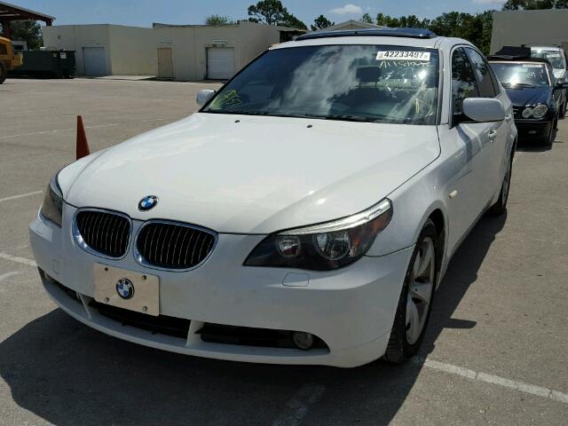 WBANE53537CW64360 - 2007 BMW 525 WHITE photo 2