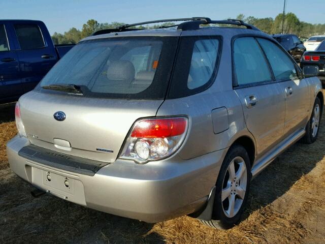 JF1GG61617H802770 - 2007 SUBARU IMPREZA GRAY photo 4