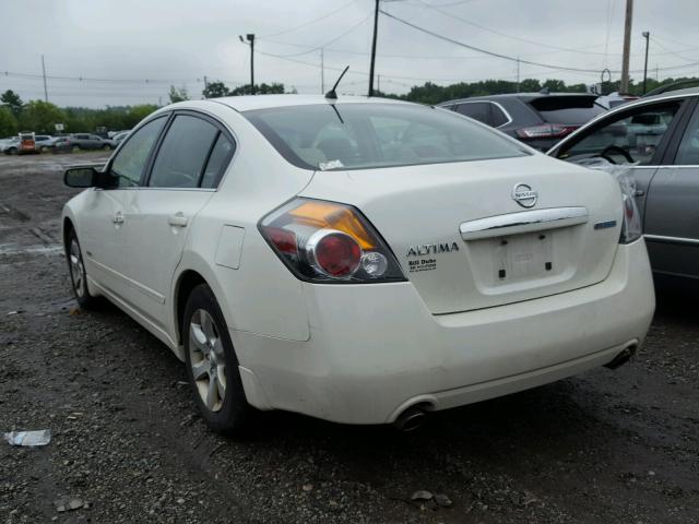 1N4CL21E48C249086 - 2008 NISSAN ALTIMA HYB WHITE photo 3