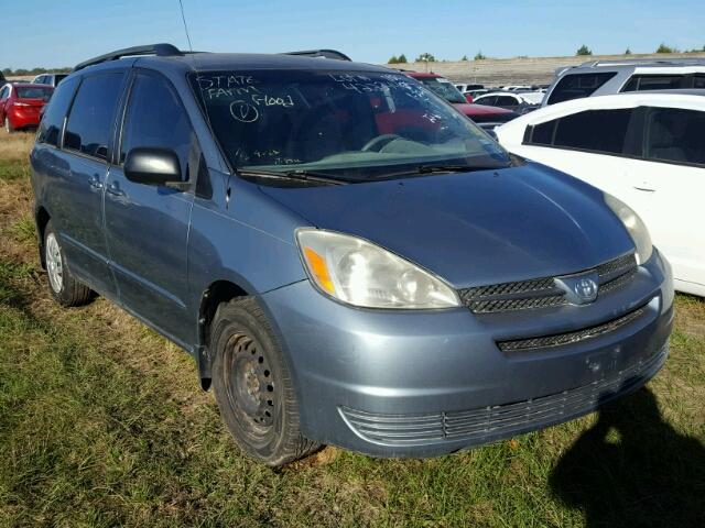 5TDZA23C35S226012 - 2005 TOYOTA SIENNA CE BLUE photo 1