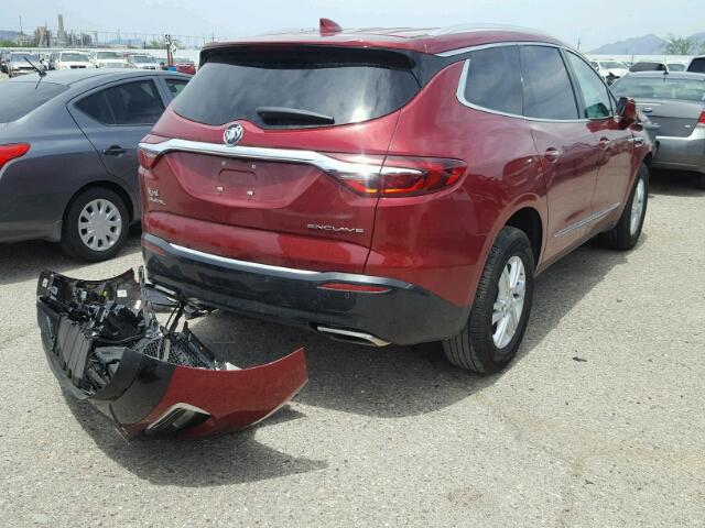 5GAERBKW4JJ138212 - 2018 BUICK ENCLAVE ES RED photo 4