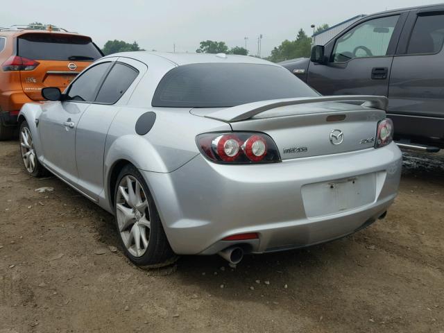 JM1FE17P590401755 - 2009 MAZDA RX8 SILVER photo 3