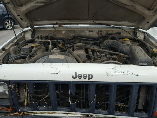 1J4FJ68S5VL563965 - 1997 JEEP CHEROKEE WHITE photo 7