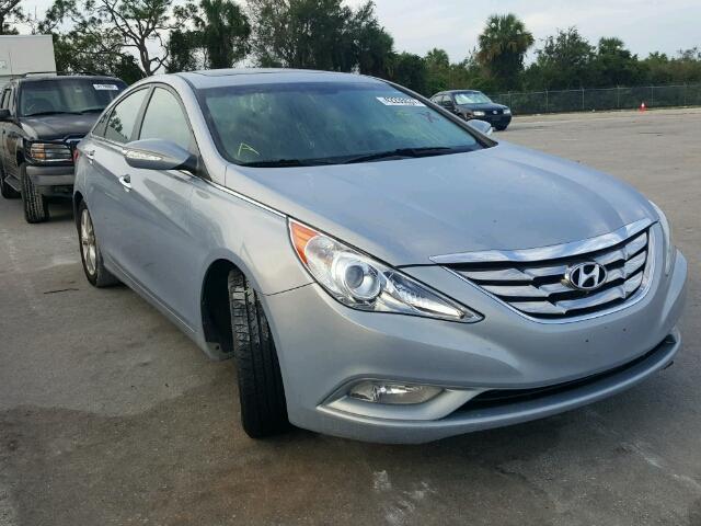 5NPEC4AC3BH030127 - 2011 HYUNDAI SONATA BLUE photo 1