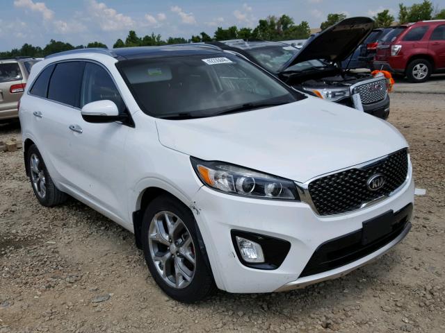 5XYPK4A59GG015515 - 2016 KIA SORENTO SX WHITE photo 1