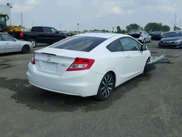 2HGFG3B94DH003294 - 2013 HONDA CIVIC EXL 白色 照片 4