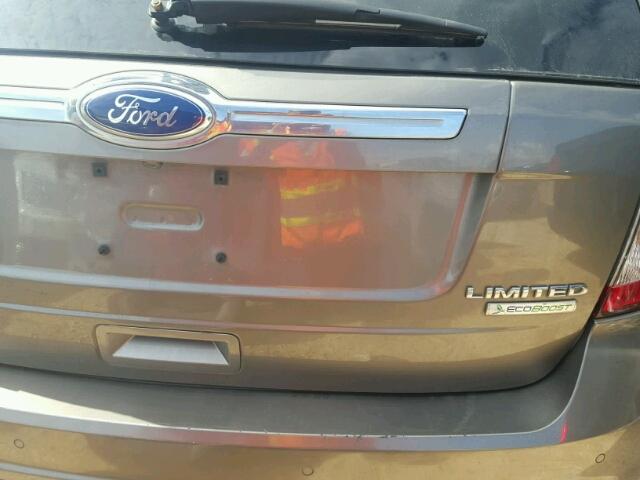 2FMDK3K95CBA69435 - 2012 FORD EDGE GRAY photo 9