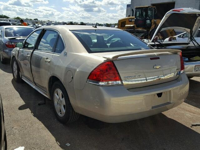 2G1WT57K891200995 - 2009 CHEVROLET IMPALA GRAY photo 3