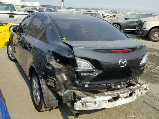 JM1BL1VP0D1731796 - 2013 MAZDA 3 I BLACK photo 3