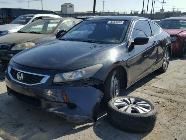 1HGCS12368A012200 - 2008 HONDA ACCORD LX- BLACK photo 2