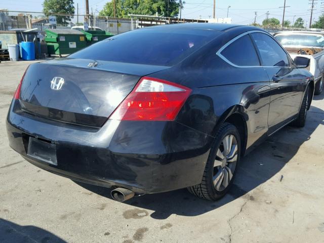 1HGCS12368A012200 - 2008 HONDA ACCORD LX- BLACK photo 4