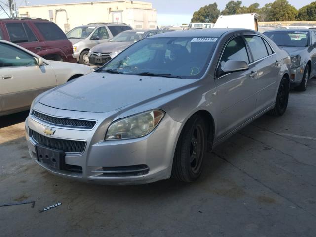 1G1ZH57B38F182752 - 2008 CHEVROLET MALIBU 1LT 银色 照片 2