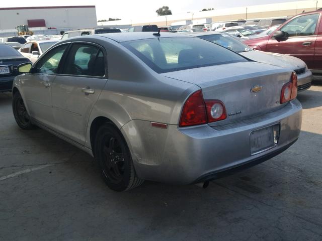 1G1ZH57B38F182752 - 2008 CHEVROLET MALIBU 1LT 银色 照片 3