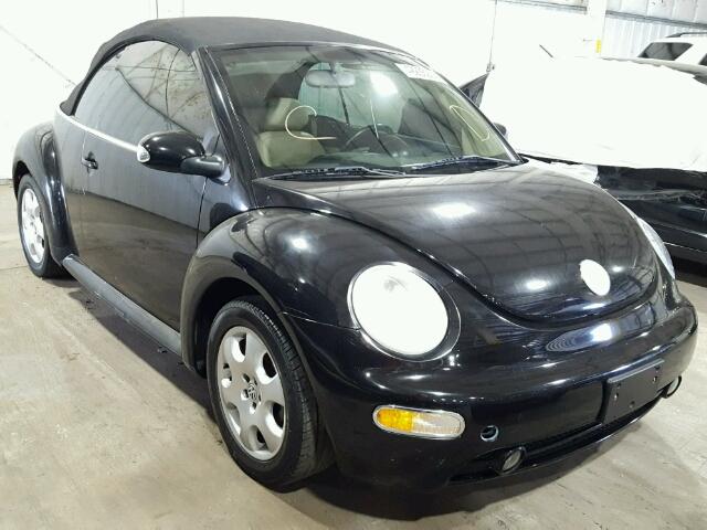 3VWCK21YX3M307536 - 2003 VOLKSWAGEN NEW BEETLE 黑色 照片 1