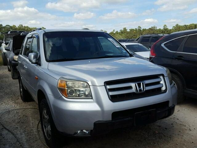 5FNYF28756B030118 - 2006 HONDA PILOT SILVER photo 1