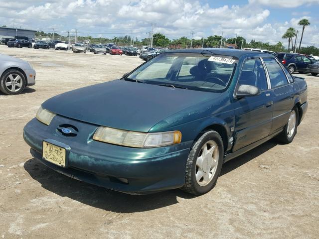 1FACP54P5PA203618 - 1993 FORD TAURUS SHO GREEN photo 2