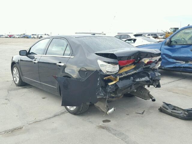 3LNHL2GC7AR634778 - 2010 LINCOLN MKZ BLACK photo 3