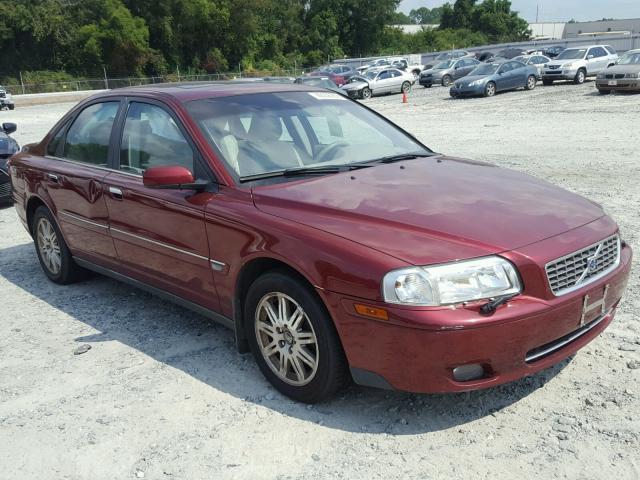 YV1TS592651408653 - 2005 VOLVO S80 2.5T MAROON photo 1