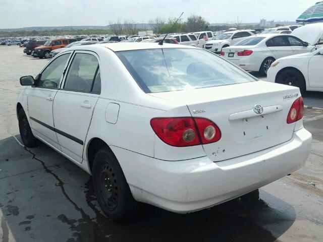 2T1BR32EX7C759909 - 2007 TOYOTA COROLLA CE WHITE photo 3