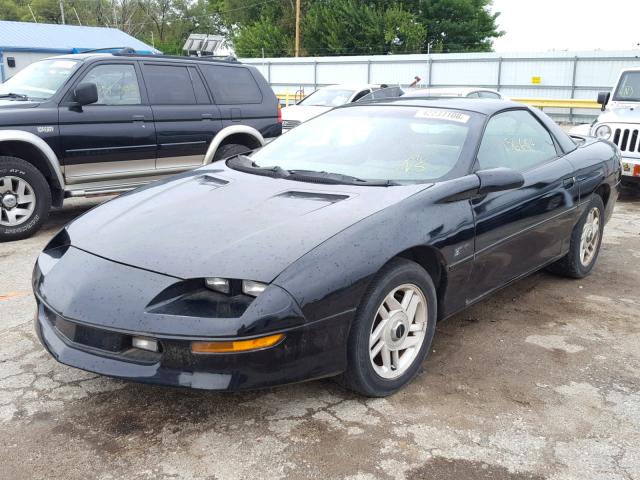 2G1FP22P1P2111265 - 1993 CHEVROLET CAMARO Z28 BLACK photo 2