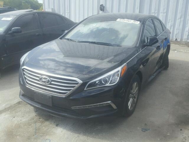 5NPE24AF9FH228942 - 2015 HYUNDAI SONATA SE BLACK photo 2