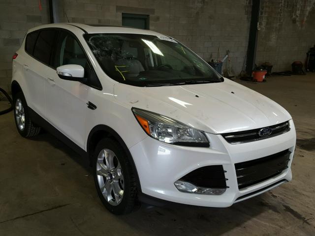 1FMCU9H98DUD31508 - 2013 FORD ESCAPE SEL WHITE photo 1