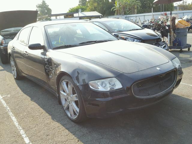 ZAMFE39A480039917 - 2008 MASERATI QUATTROPOR BLACK photo 1