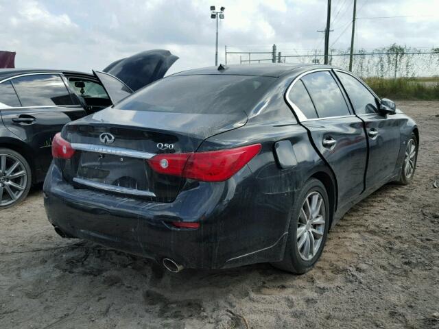 JN1BV7APXFM338170 - 2015 INFINITI Q50 BASE BLACK photo 4