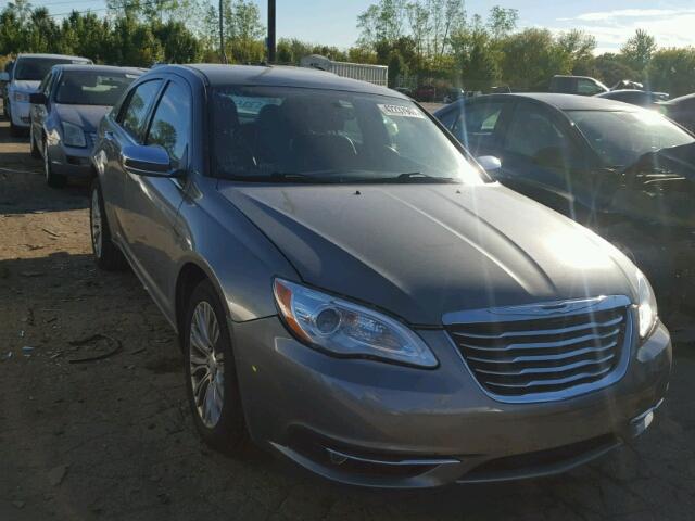 1C3CCBCBXCN277442 - 2012 CHRYSLER 200 LIMITE GRAY photo 1