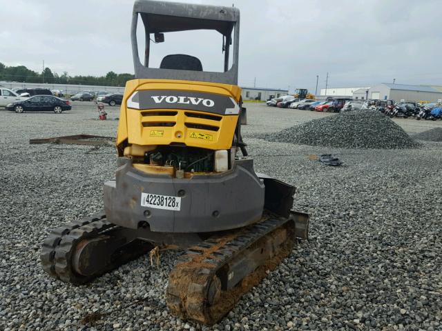 VCECR25DP00003295 - 2014 VOLVO EXCAVATOR YELLOW photo 4