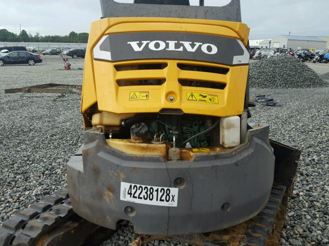 VCECR25DP00003295 - 2014 VOLVO EXCAVATOR YELLOW photo 6