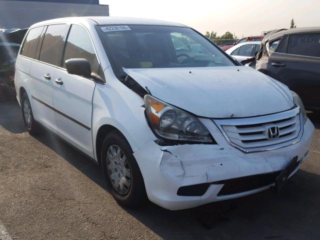 5FNRL38248B113646 - 2008 HONDA ODYSSEY LX WHITE photo 1