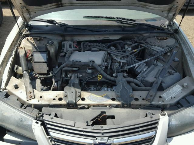 2G1WF52E649157681 - 2004 CHEVROLET IMPALA WHITE photo 7