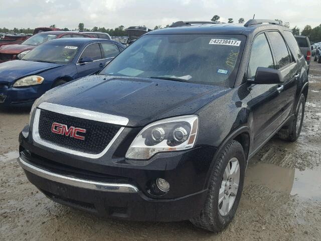 1GKKRPED7CJ320759 - 2012 GMC ACADIA SLE BLACK photo 2