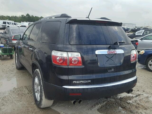 1GKKRPED7CJ320759 - 2012 GMC ACADIA SLE BLACK photo 3