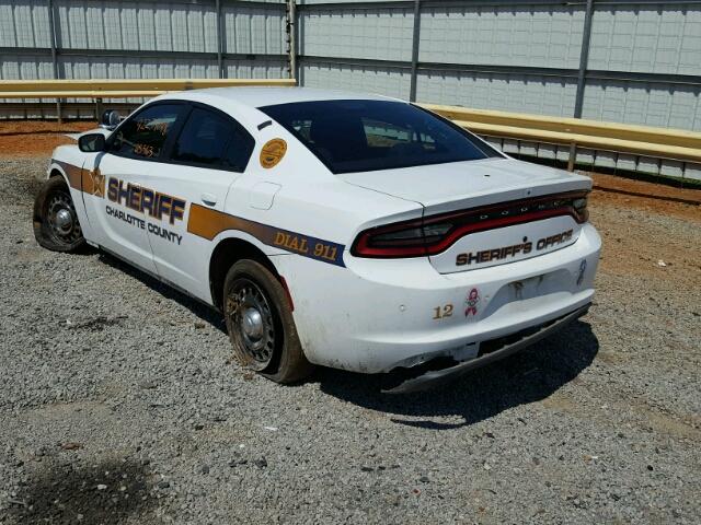 2C3CDXKT6HH649816 - 2017 DODGE CHARGER PO WHITE photo 3