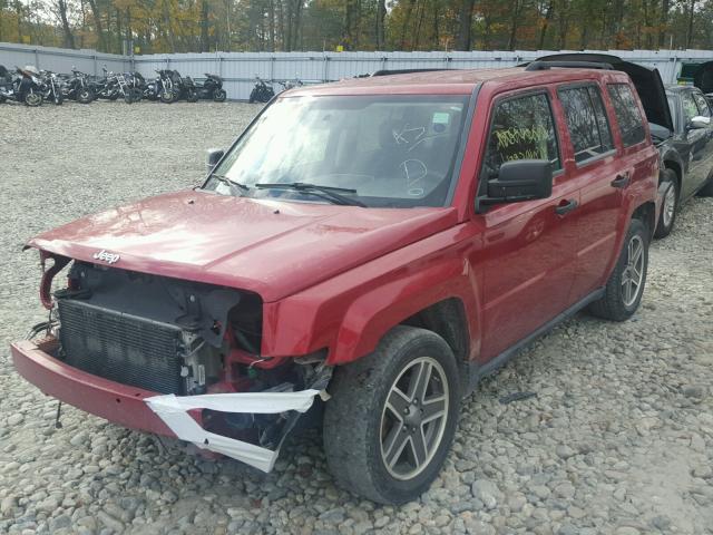 1J8FF28W68D772061 - 2008 JEEP PATRIOT SP BURGUNDY photo 2