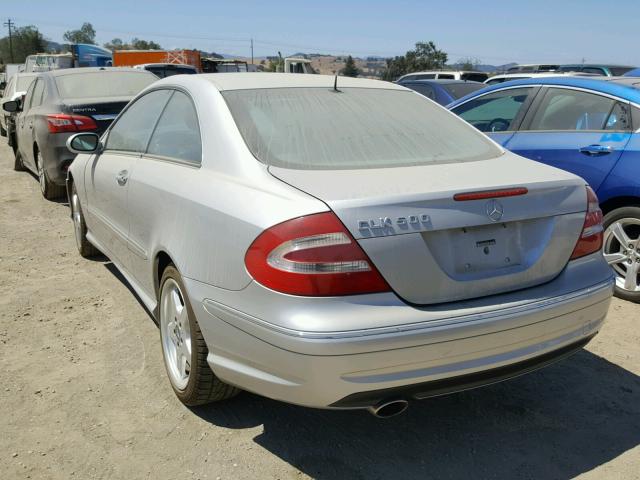 WDBTJ75J94F073342 - 2004 MERCEDES-BENZ CLK 500 SILVER photo 3