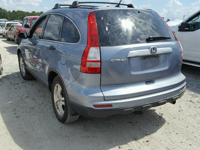 3CZRE3H59AG700021 - 2010 HONDA CR-V SILVER photo 3