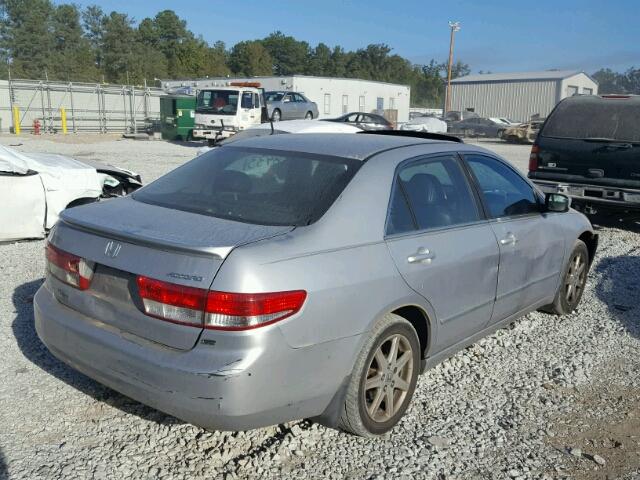 1HGCM665X3A044773 - 2003 HONDA ACCORD EX SILVER photo 4