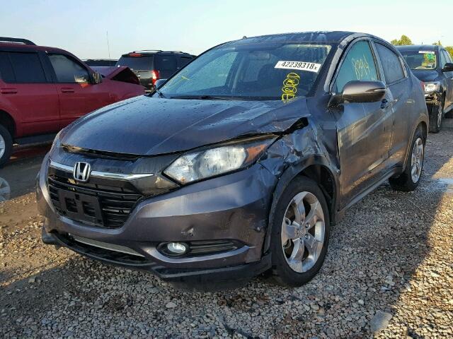 3CZRU5H58HM722327 - 2017 HONDA HR-V EX CHARCOAL photo 2