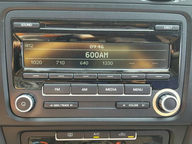 WVWDB7AJ4DW134427 - 2013 VOLKSWAGEN GOLF GRAY photo 9